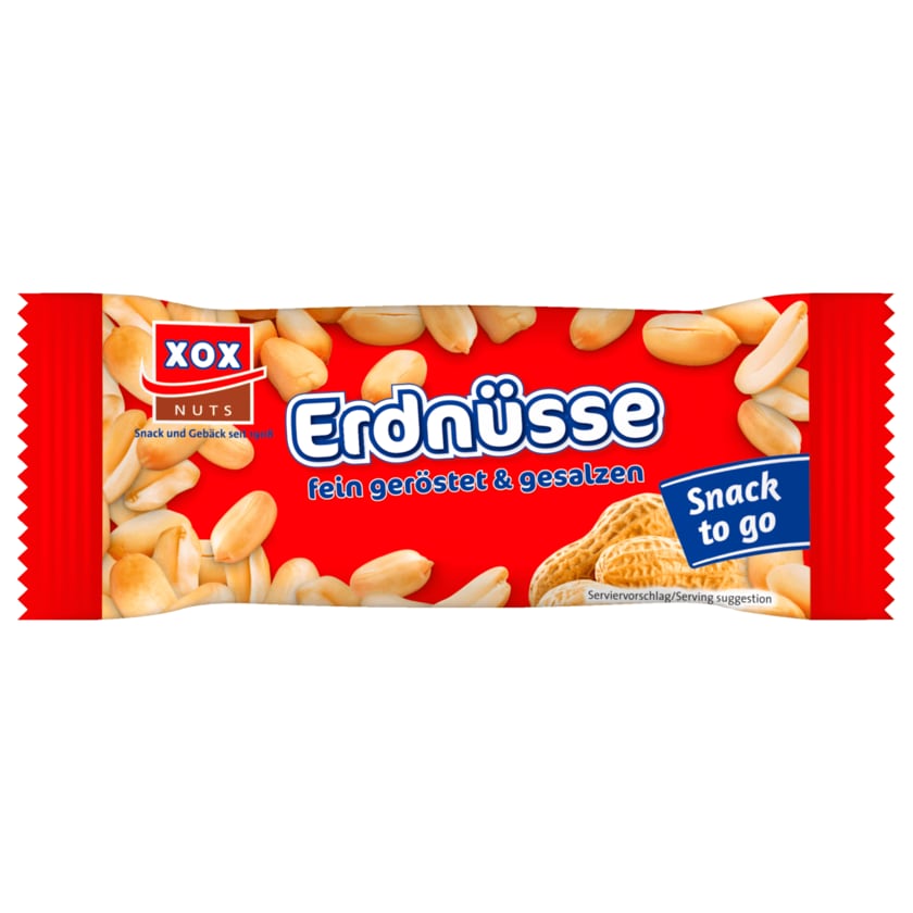 XOX Erdnüsse geröstet & gesalzen 50g